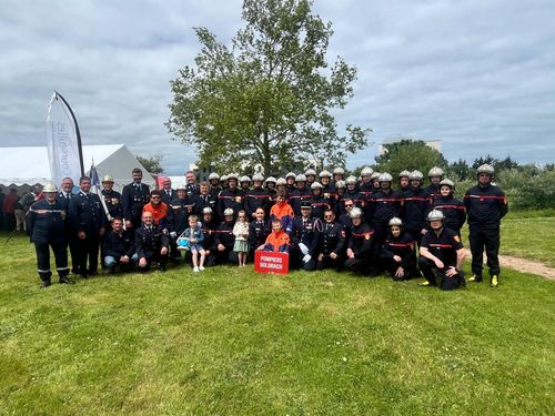Feuerwehr Goldbach und Courseulles sur mer